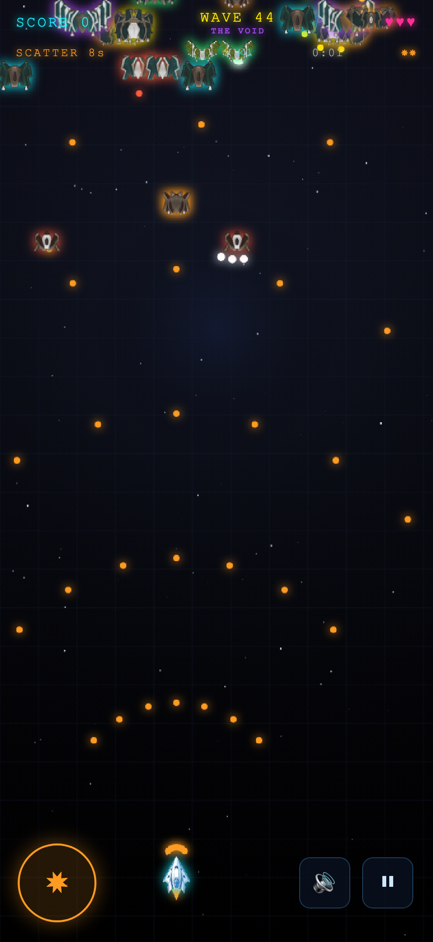 Nebula Blaster bullet-hell action
